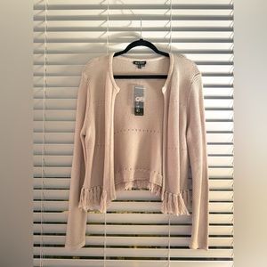 NWT MARBLE Cropped Cardigan Sweater